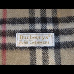 AUTHENTIC NEW BURBERRY 100% CASHMERE SCARF